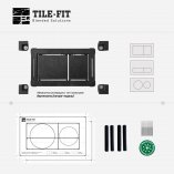 [TILE-FIT 001] Flush Button System – Mechanical Base - vertical - 2