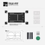 [TILE-FIT 001b] Flush Button System – Mechanical Base - horizontal - 4